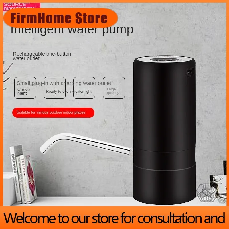 FirmHome StoreMini Electric Bottled Water Pump Dispenser Universal Adapter Gallon 4.5 Liters-19L 20 L Camping Extractor Faucet T