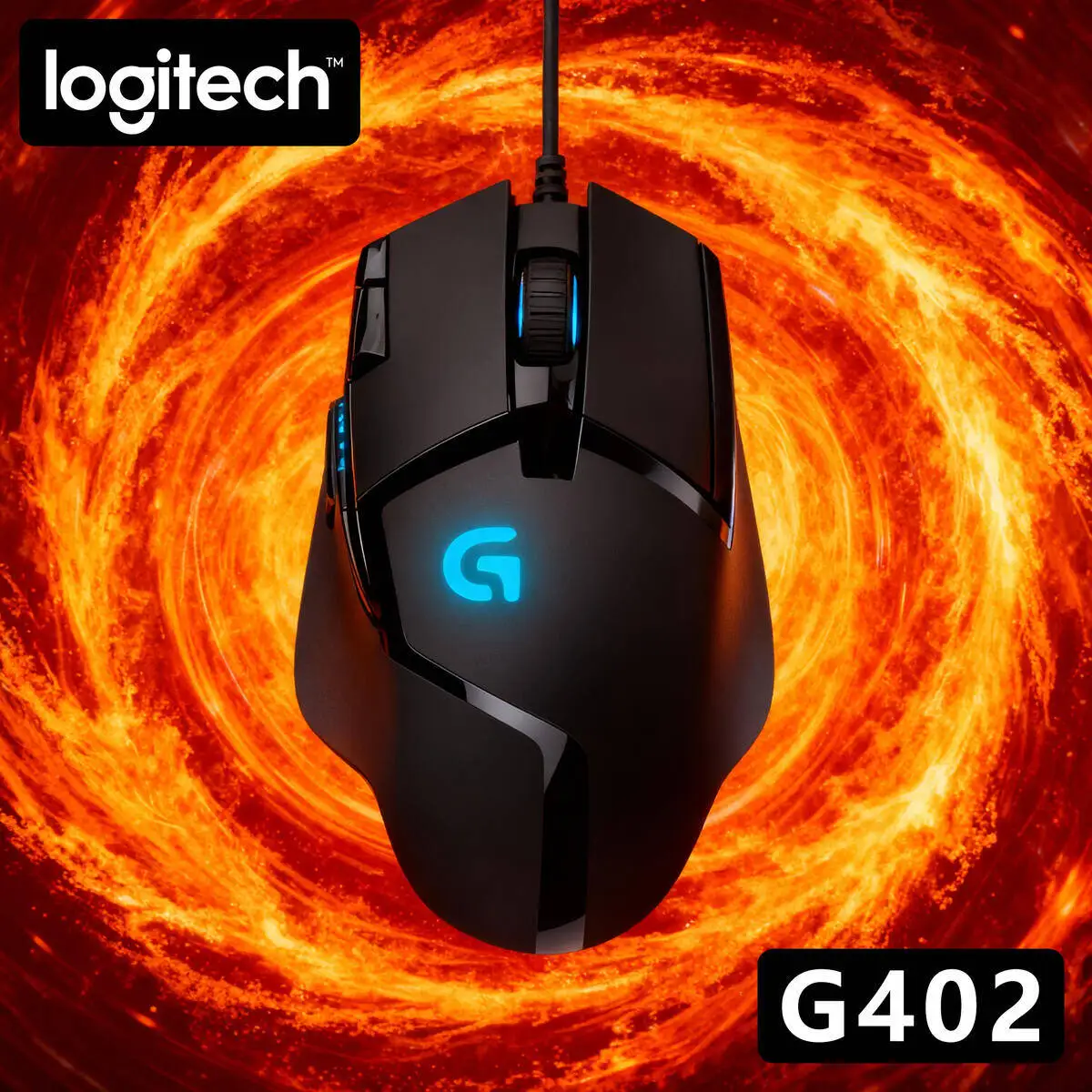 

Проводная мышь Logitech G402, киберспортивная игра, посвященная редактируемым макрокомпьютером, настольным ноутбуком, ест курицы CSGO