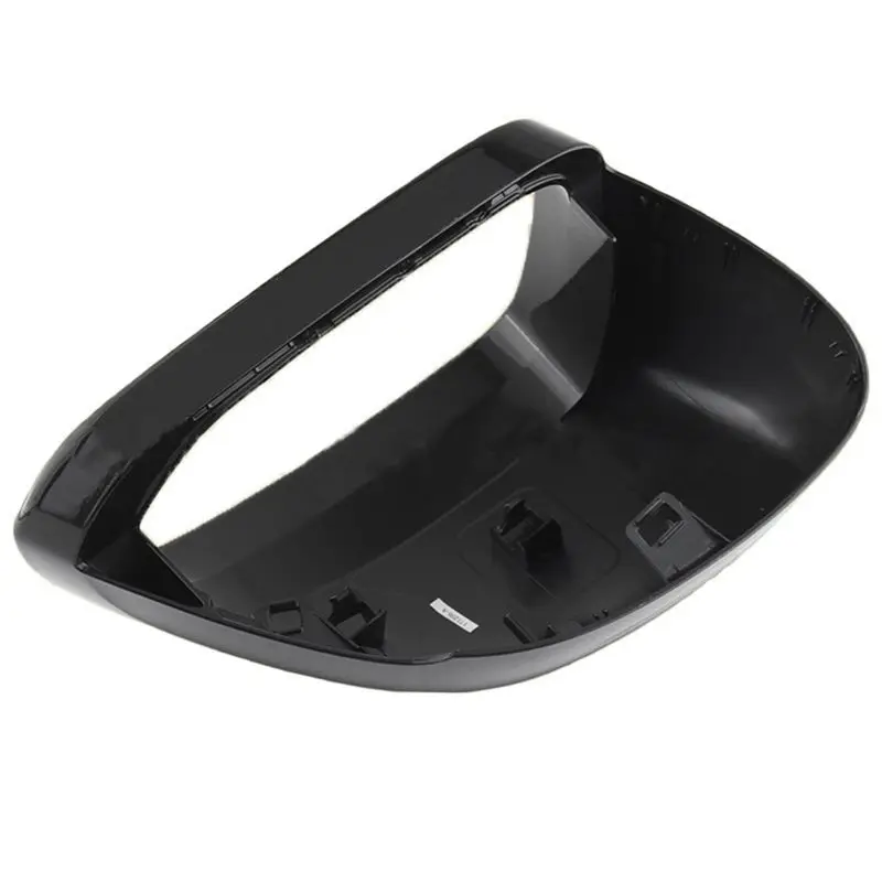 Compatible Black Rearview Mirror Cover Side Door Wing Mirrors Shell for XC60 2018-2020