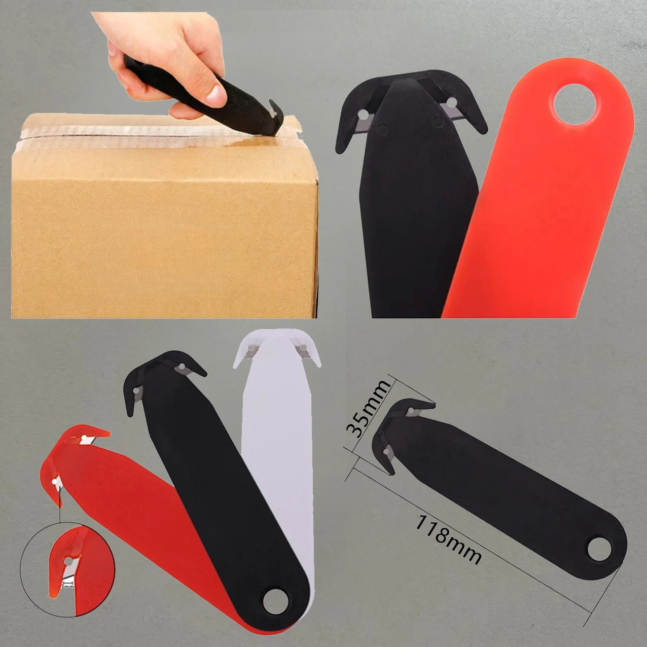 

1PC Convenient Unpacking Knife Express Packaging Unpacking Device, Carton Unpacking Knife Stationery Accessories