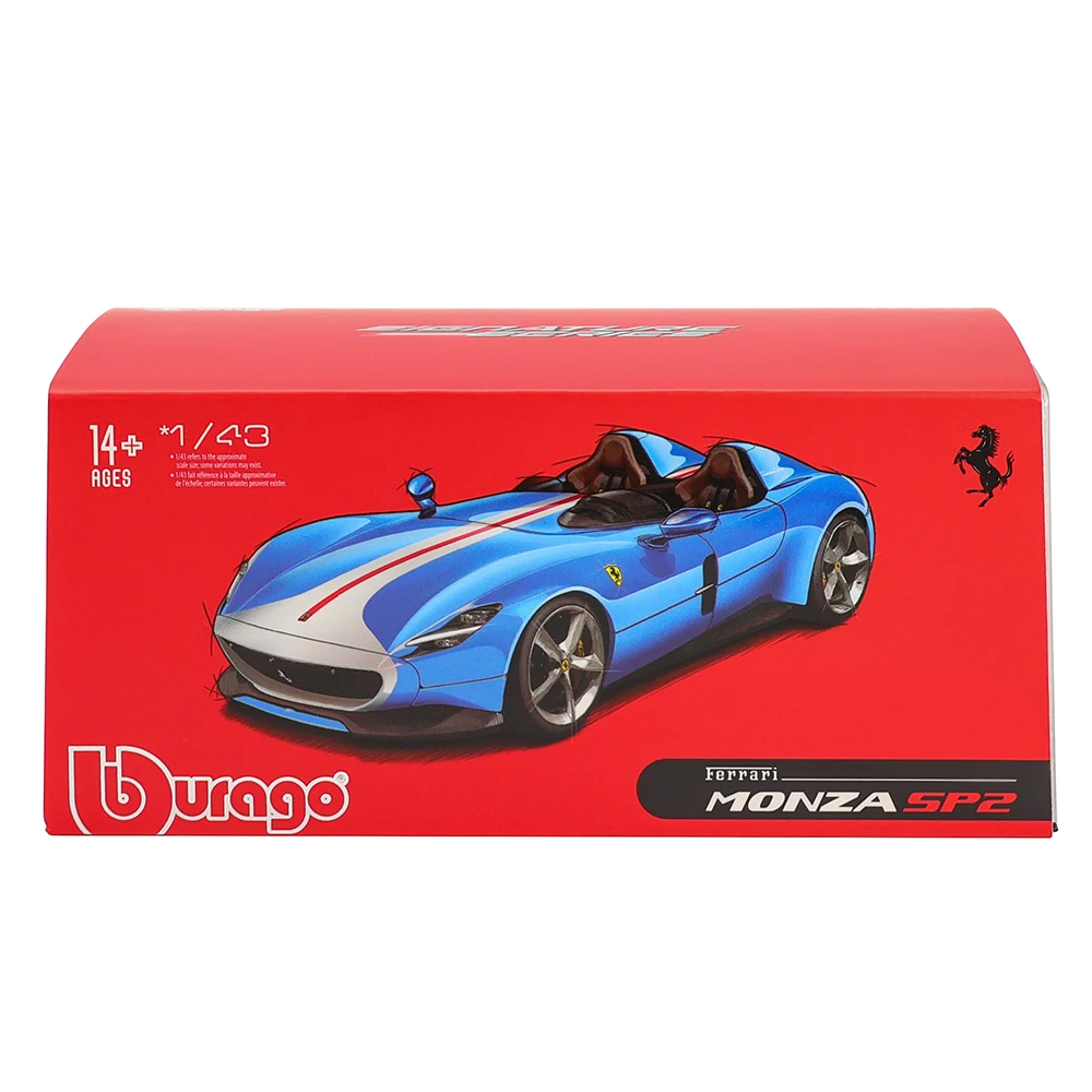 Bburago 1:43 Ferrari AFERRARE FXXK SF90 SP3 SP2 SP1 Liga de luxo Veículo Diecast Pull Back Carros Modelo Coleção de brinquedos Presente