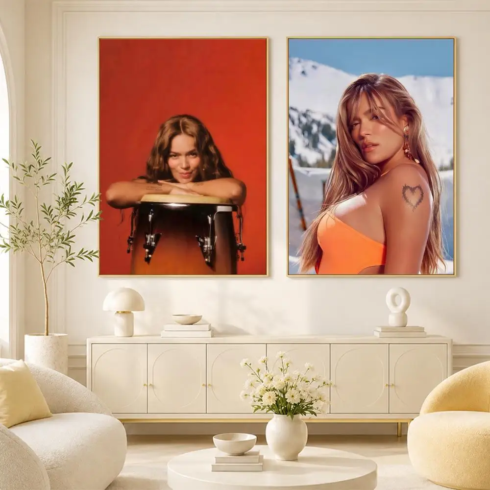 Singer Karol G manana sera bonito Poster Room Home Decoration Interior Wall Art Printing Garage Posters Gift