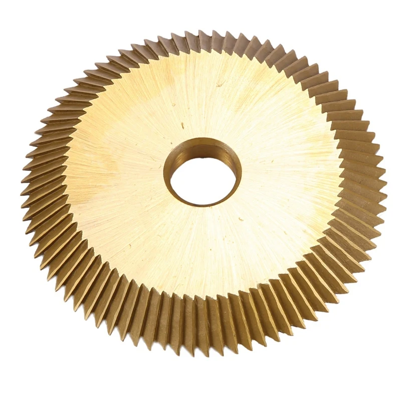 

1Pc Titanium Coated Key Machine Cutter 70X7.3X12.7Mm 80T Hss Key Duplicate Machine Saw Blade For Cutting Keys Locksmith Tools