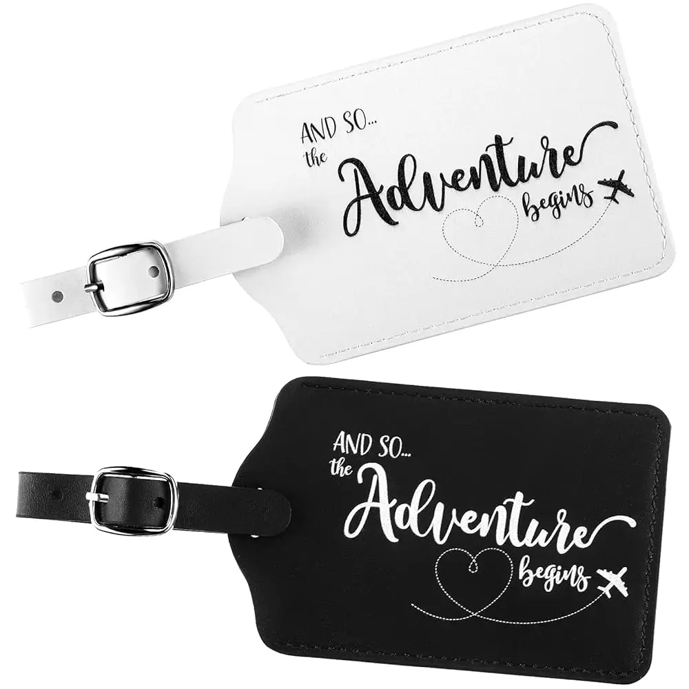 

Bridal Luggage Tags Honeymoon Wedding Travel Tags Bridal Cute Shower Luggage Tags for Suitcases Handbags Bags Purses Backpac
