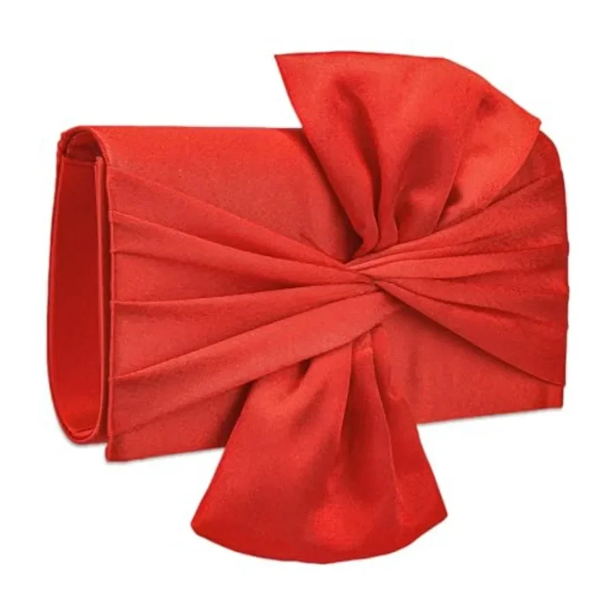 

Bow Clutch Purses for Women Evening Bag Formal Vintage Satin Handbags for Bridal Wedding Party