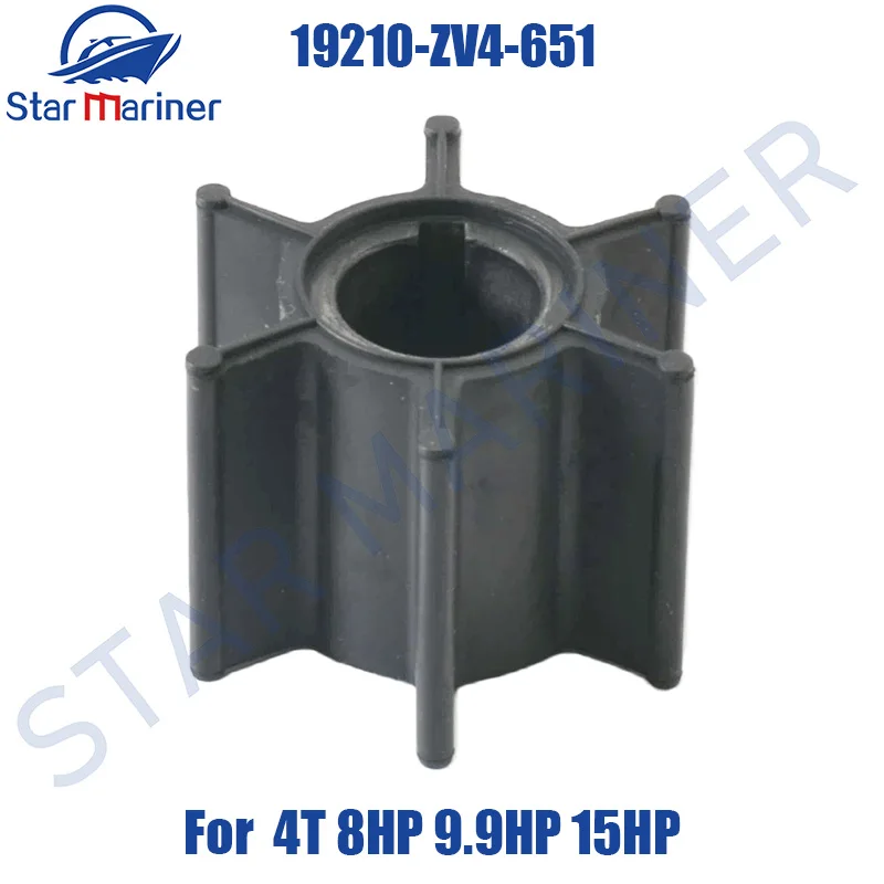 19210-ZV4-651 Water Pump Impeller For Honda Outboard Motor 8HP 9.9HP 15HP 75HP 90HP 115HP 130HP 19210-ZW1-B02 Sierra 18-3247