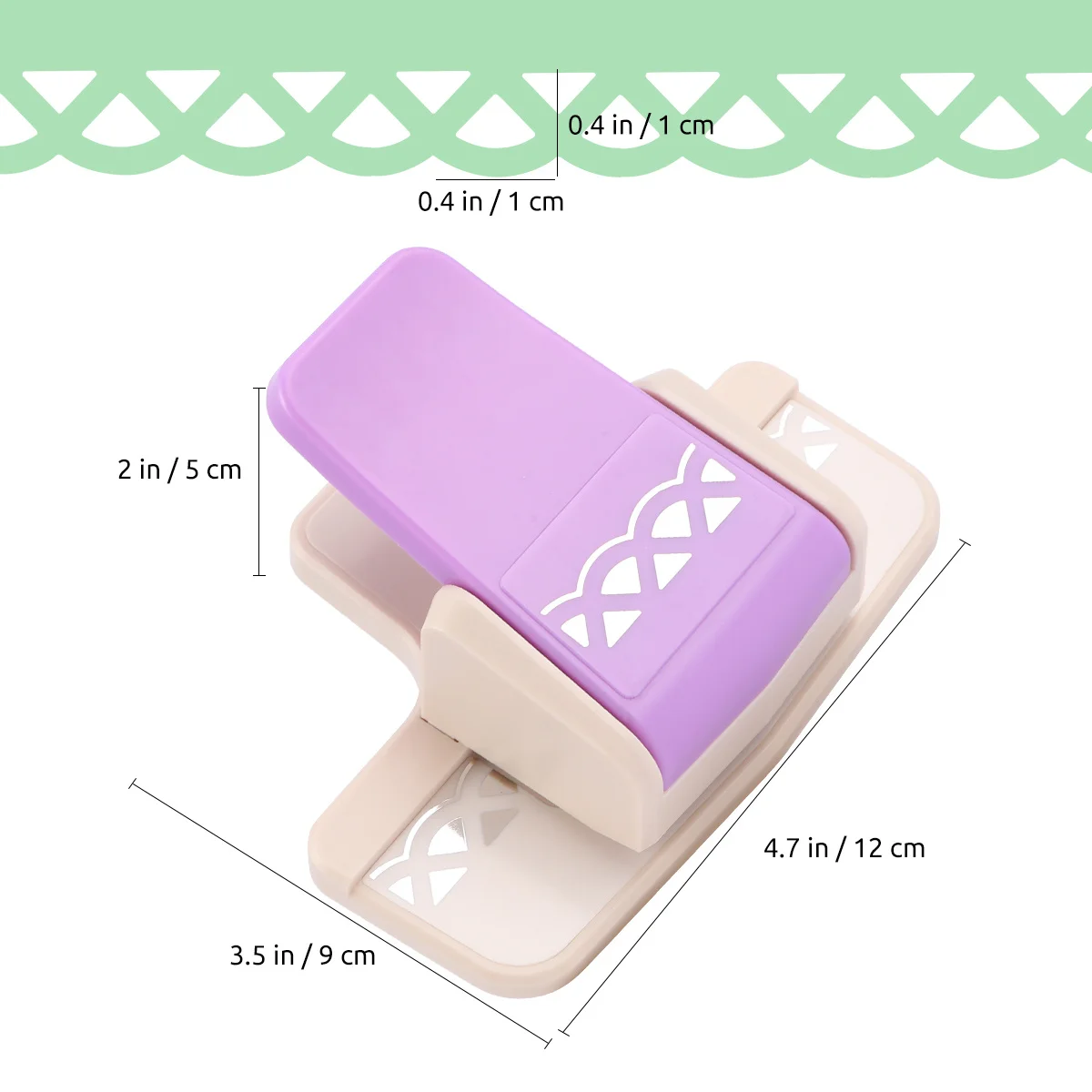 1 قطعة الحرفية # قاطع يدوي صغير منقوش بلون عشوائي لسكرابوكينغ يمكنك صنعه بنفسك ألبوم بطاقة صنع خرامة الورق سكرابوكينغ #2