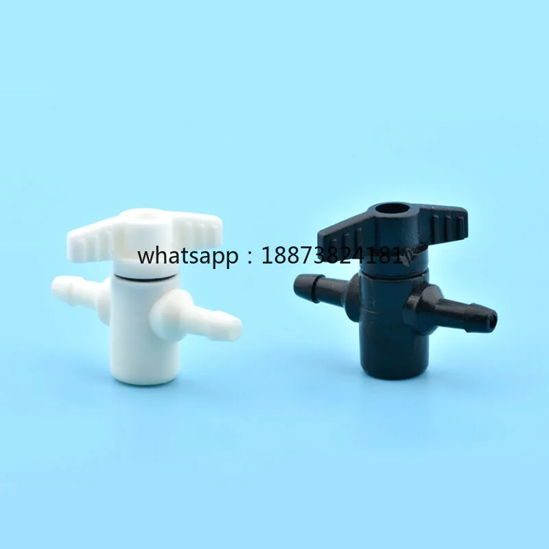 Plastic 2 way ink valve two ways for Solvent UV printer Roland ink tube switch system manual valve fast shipping