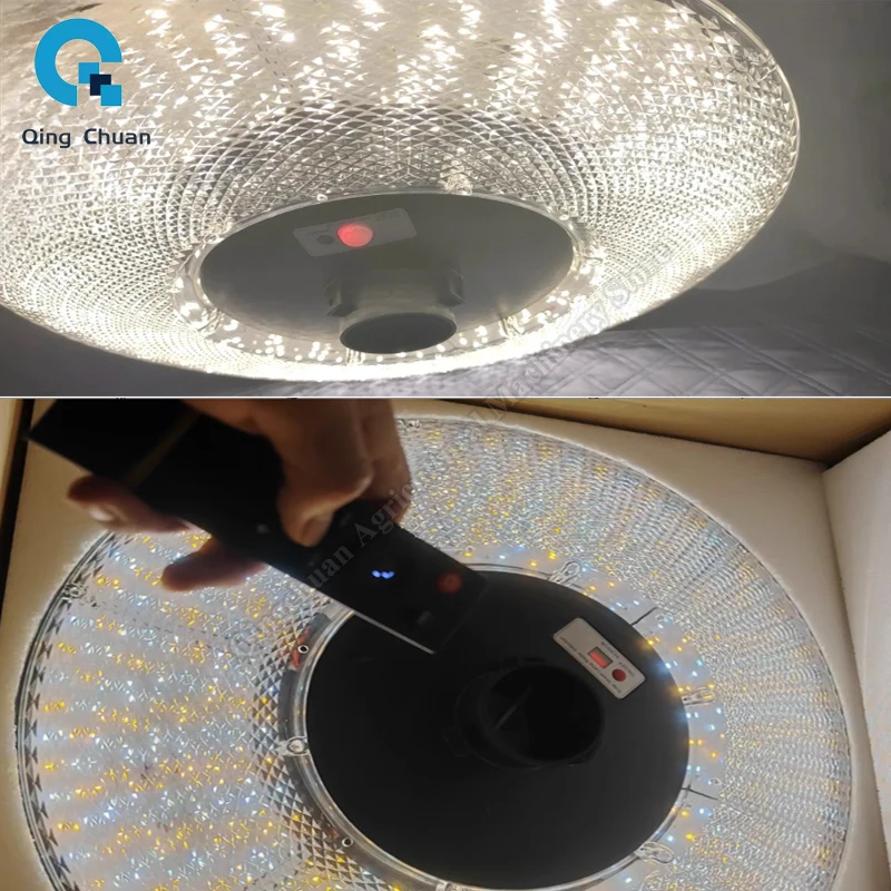 

Solar Street Lamps Circular UEO Shaped Villas Solar Panel Community Squares Landscape Sensor Activated Garden Lamps