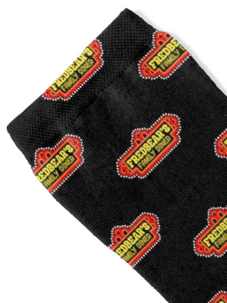 Fredbear_s Family Diner logo Socks sports stockings soccer anti-slip happy Socks Men's Women's