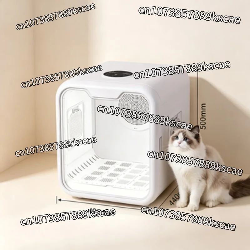 Pet Dryer, Cat Drying Box, Fully Automatic Household for Small Dogs, Bathing & Pet Hair Drying Box