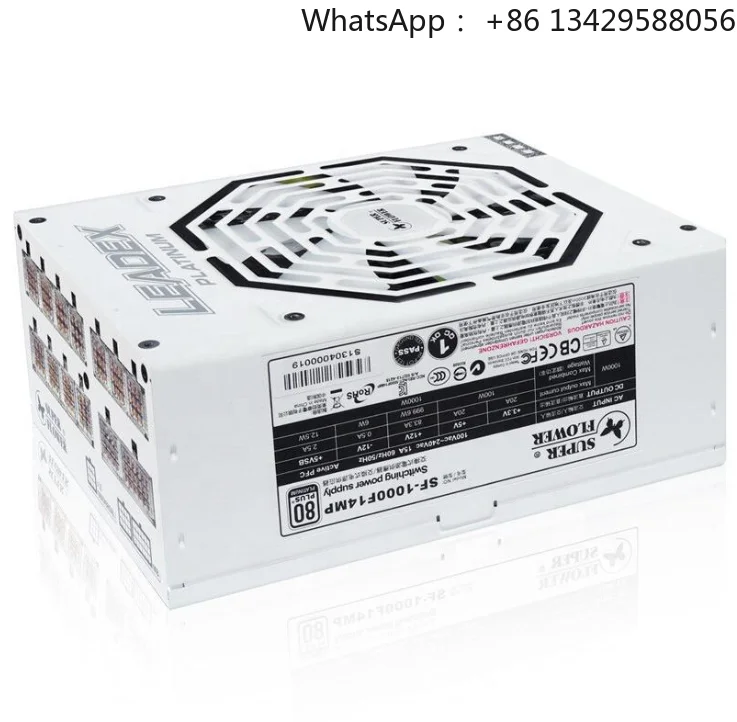 Zhenhua LEADEX P1000 PSU 80 Plus Platinum Fully Modular 1000W Power Supply for PC Gaming Desktop for Computer Usage