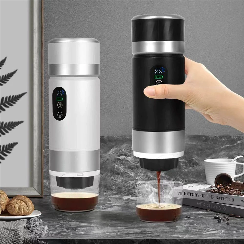 2026 New Three-in-One Portable Electric Espresso Machine USB-C Battery Removable Travel Camping Portable Heated Coffee Machine
