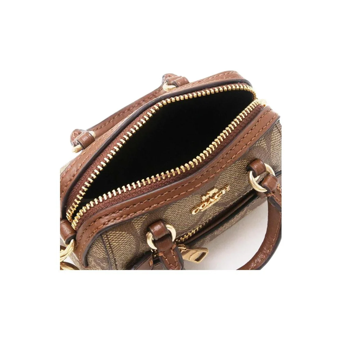 حقيبة قماش كوتش مع حقيبة جلدية ناعمة حقيبة ساحرة للنساء كاكي وسرج 1716-IMBDX