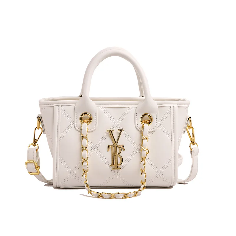 

Fashion Light Luxury Women's Bucket Bag, 3-in-1 Shoulder Crossbody Top Handle Purse with Chain Strap, Versatile Handbag