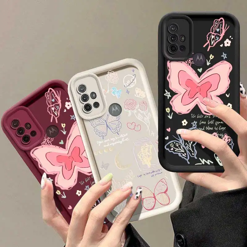 Custodia per telefono G20 Butterfly and Blossom Sky Eye Ladder per Motorola Moto G84 G64 G54 G53 G34 G30 G24 G22 G20 G14 G10 G04 G04S Cover