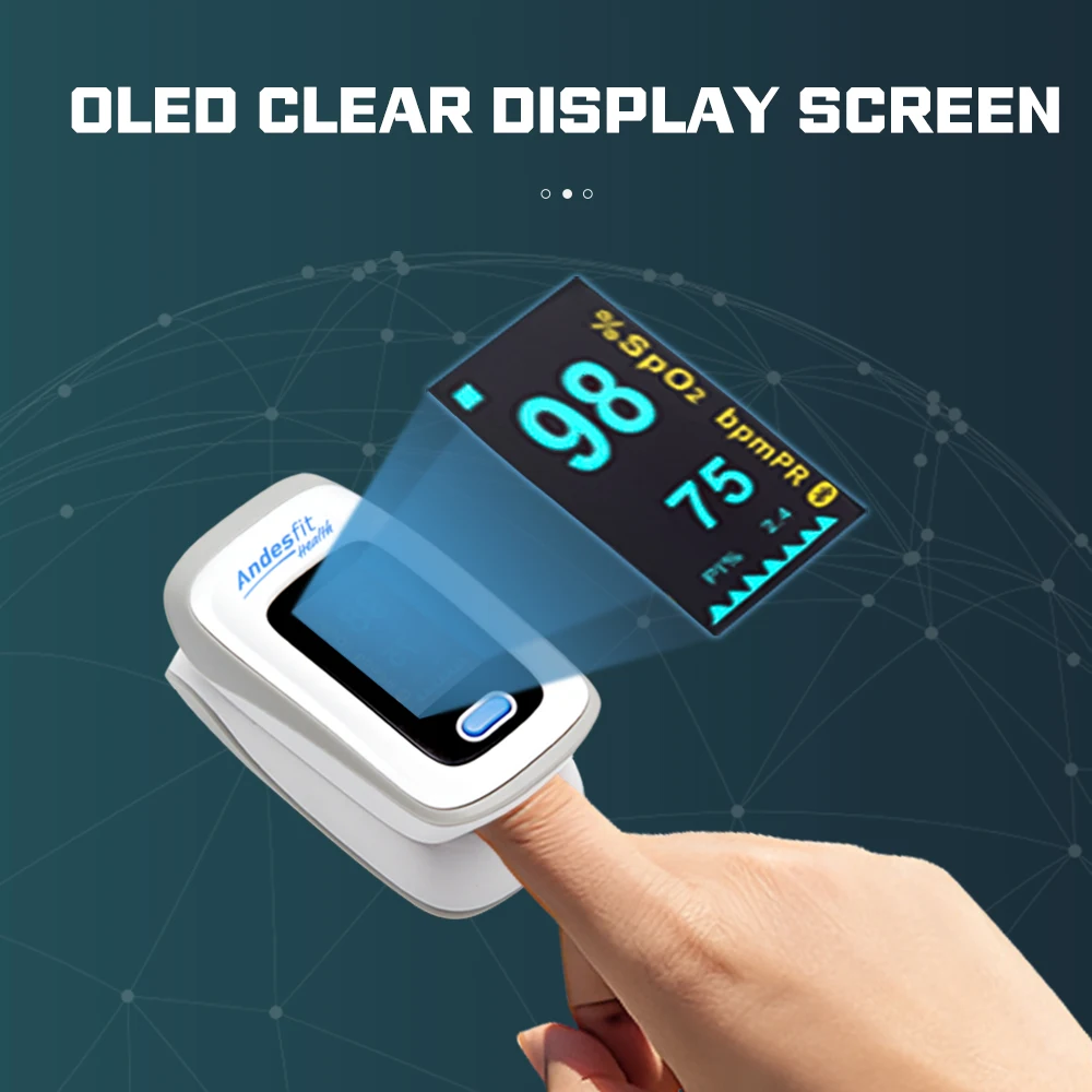 ADFB06 Digital fingertip oximeter Bluetooth wireless transmission fingertip pulse oximeter digital pediatric enfermeria oximetro