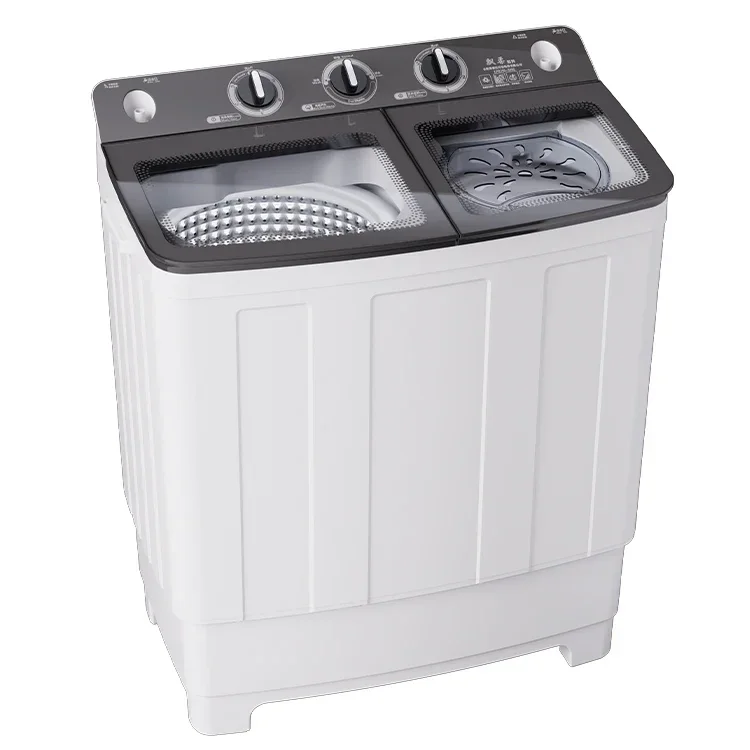 

High Quality Customized Twin Tub Washing Machine Plastic Bucket Semi Automatic Washer with Dryer