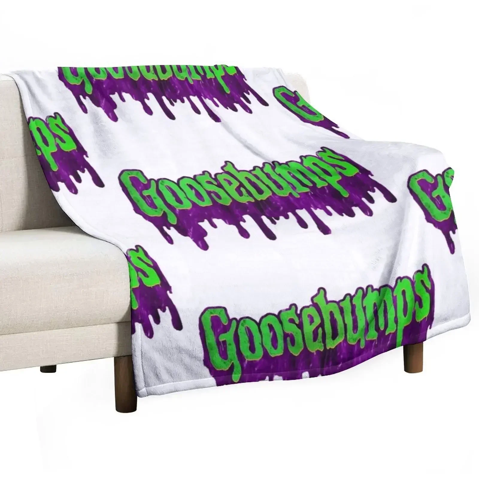 

GOOSEBUMPS LOGO Throw Blanket Thin wednesday Blankets
