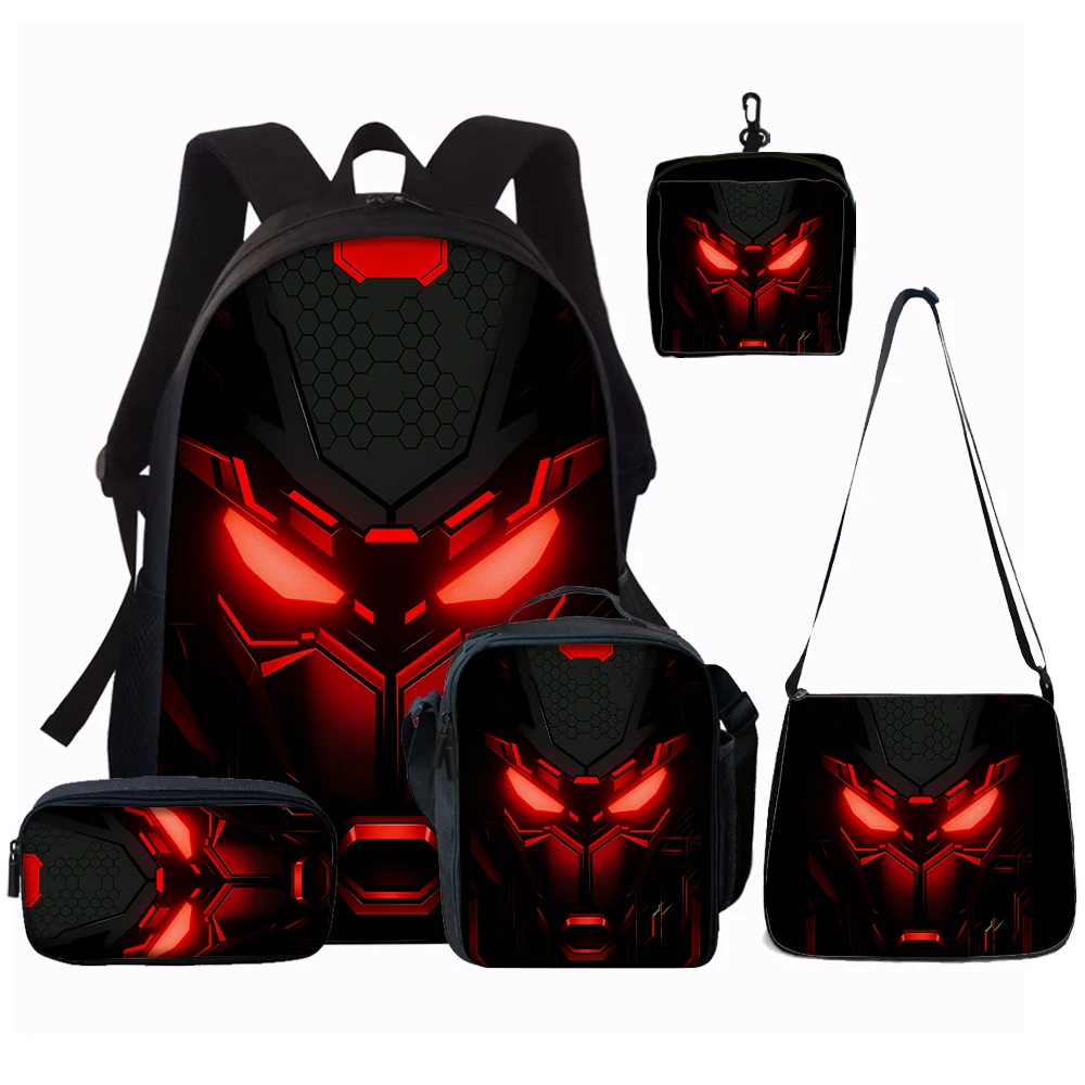 1/2/3/4/5PCS robot pattern Cyberpunk style perfect gift