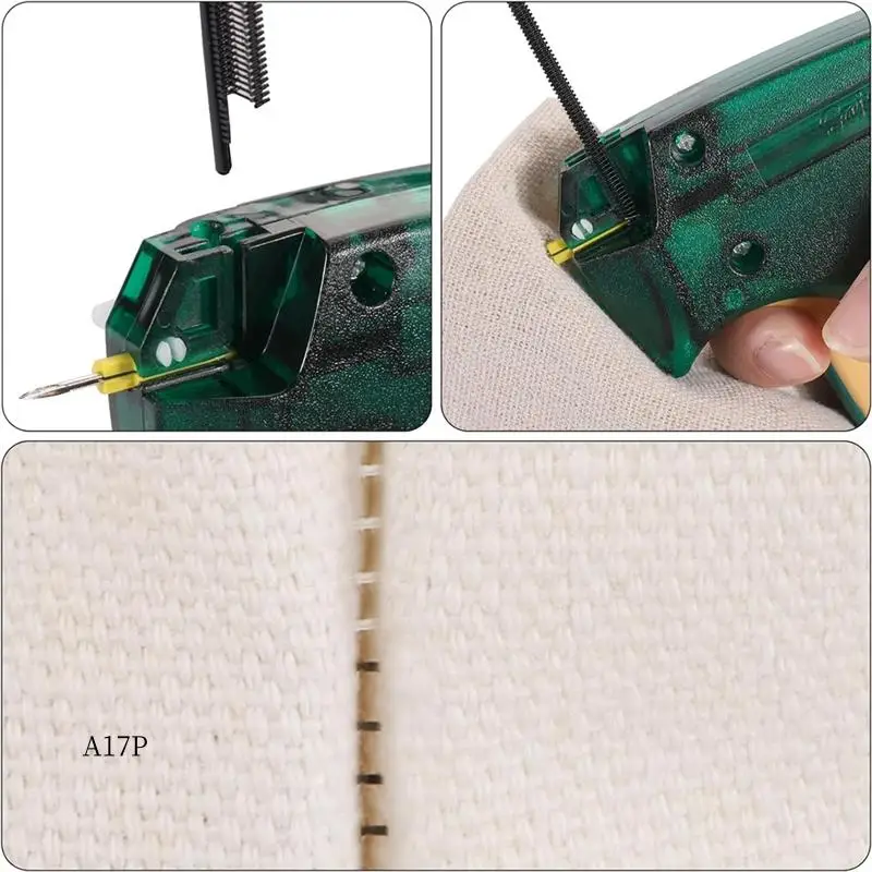 

AP-Tag Gunset For Garment Sewing Quilting Hemming Tape 2 Needles 1250 Black And 1250 White Micro-Fasteners Easy Install