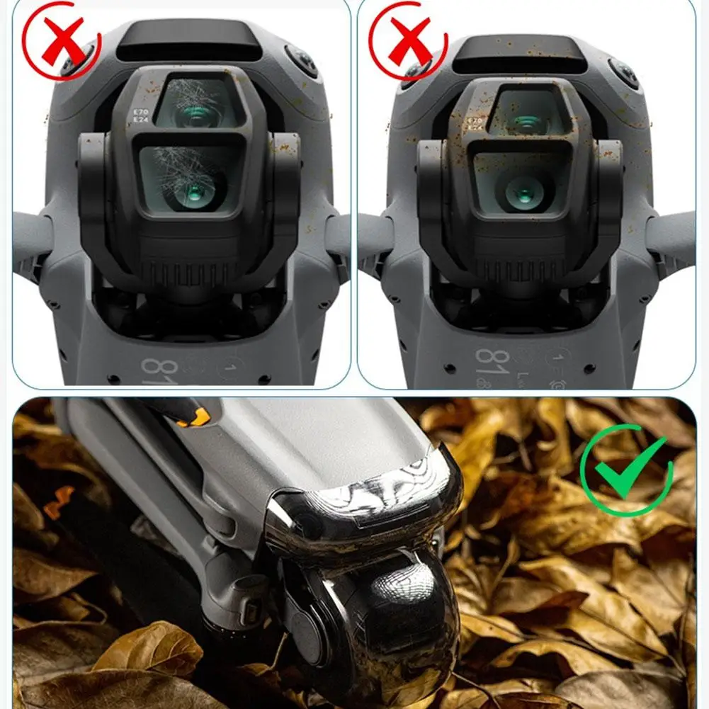 For DJI Air3S Gimbal Protection Cover Lens Protection Cover Anti-collision Camera Protection For DJI Drone Accessories L4I2