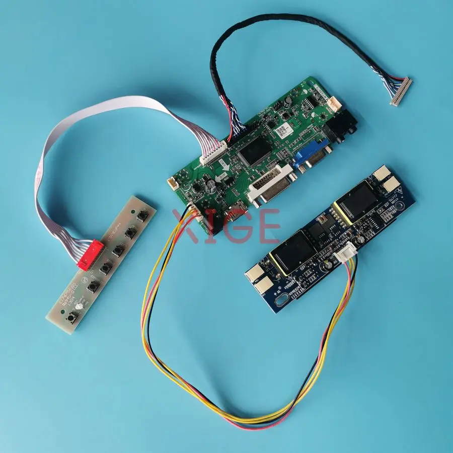 

LCD Monitor Drive Board Fit FLC43XWC8V NA19026 NL12876BC26 LQ170K1LW01 20 Pin LVDS 1280*768 HDMI+DVI+VGA 4-CCFL 1280x768 DIY Kit