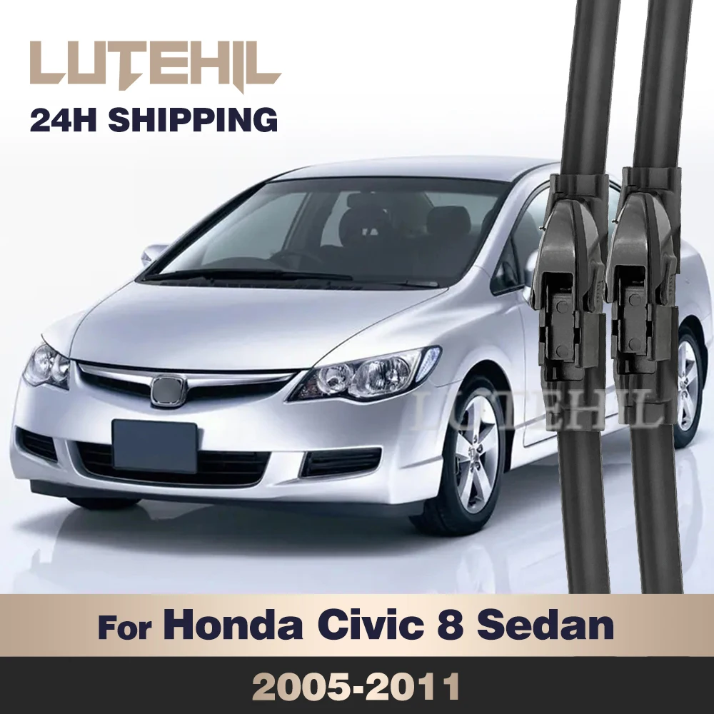

Для Honda Civic 8 седан 2005-2011 2006 2007 2008 2009 2010 стеклоочиститель передние щетки стеклоочистителя лобовое стекло щетка 26 "+ 23"