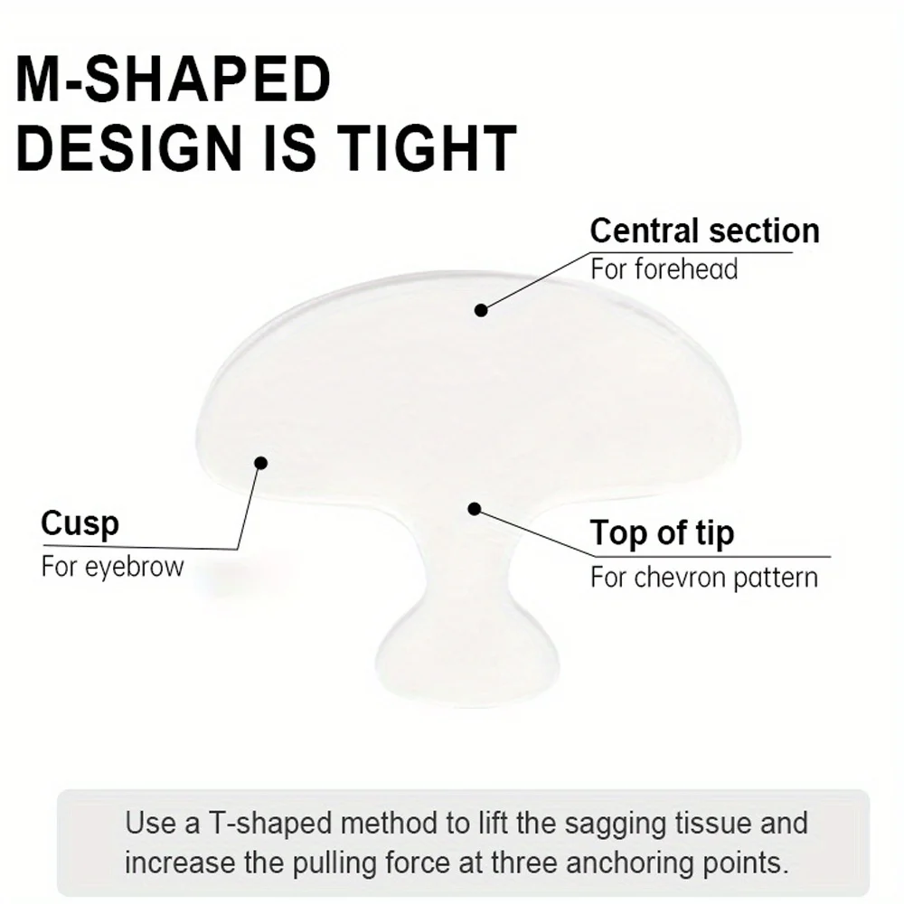 

Silicone Reusable Anti-Wrinkle Face Patch Valentine’s Day Face Mask Moisturizing Forehead Eye Lines