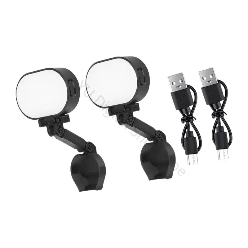 96BA Rechargeable Mini Video Light for Handheld Filming, Adjustable Fill Light with Warm and Cool Tone Control for Calls