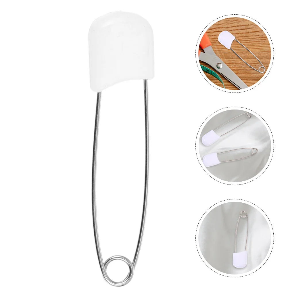 

30 pcs Urinary Large Safety Pins For Baby Cloth Diaper Durable Zinc Alloy Portable Diaper Pins For Wipes Clothing Craft Supplies