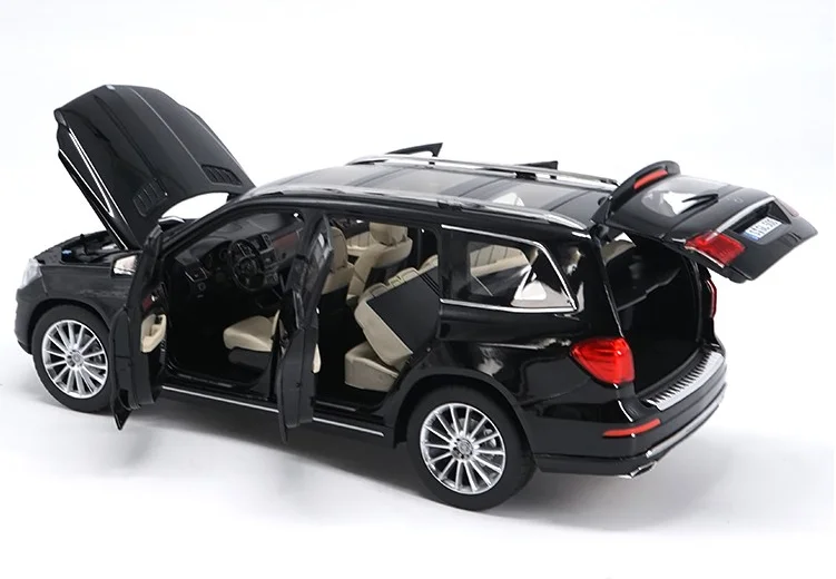1:18 Mercedes Modellauto GLS500 S-KLASSE GL500 Legierung Druckguss Vollständig offenes Modellauto Raumornament Sammlerstück Geschenk für Sammler
