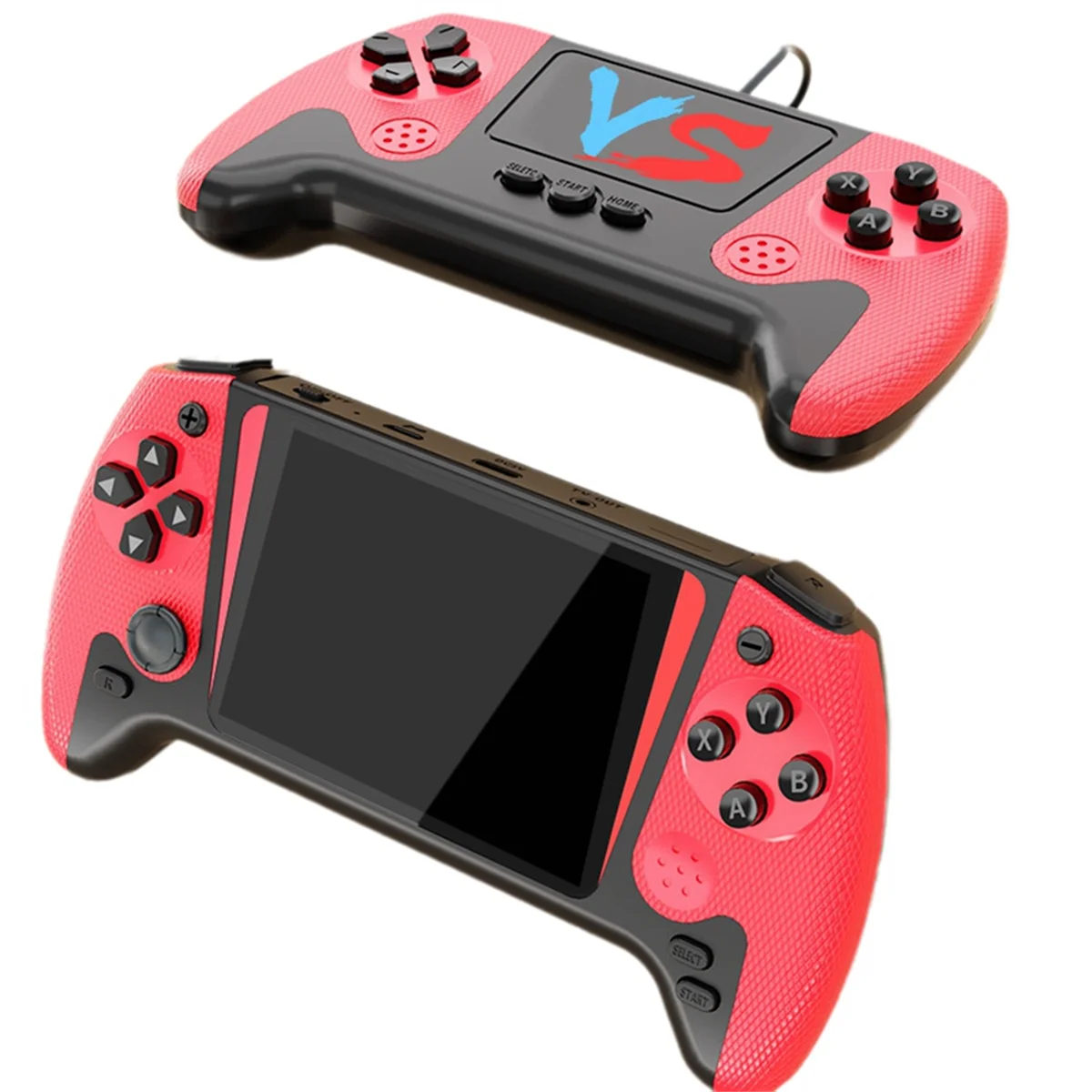 

AU32-Handheld Video Game Console 500 in 1 3.5inch Retro Arcade Nostalgia Game Console Supports Dual Players Red