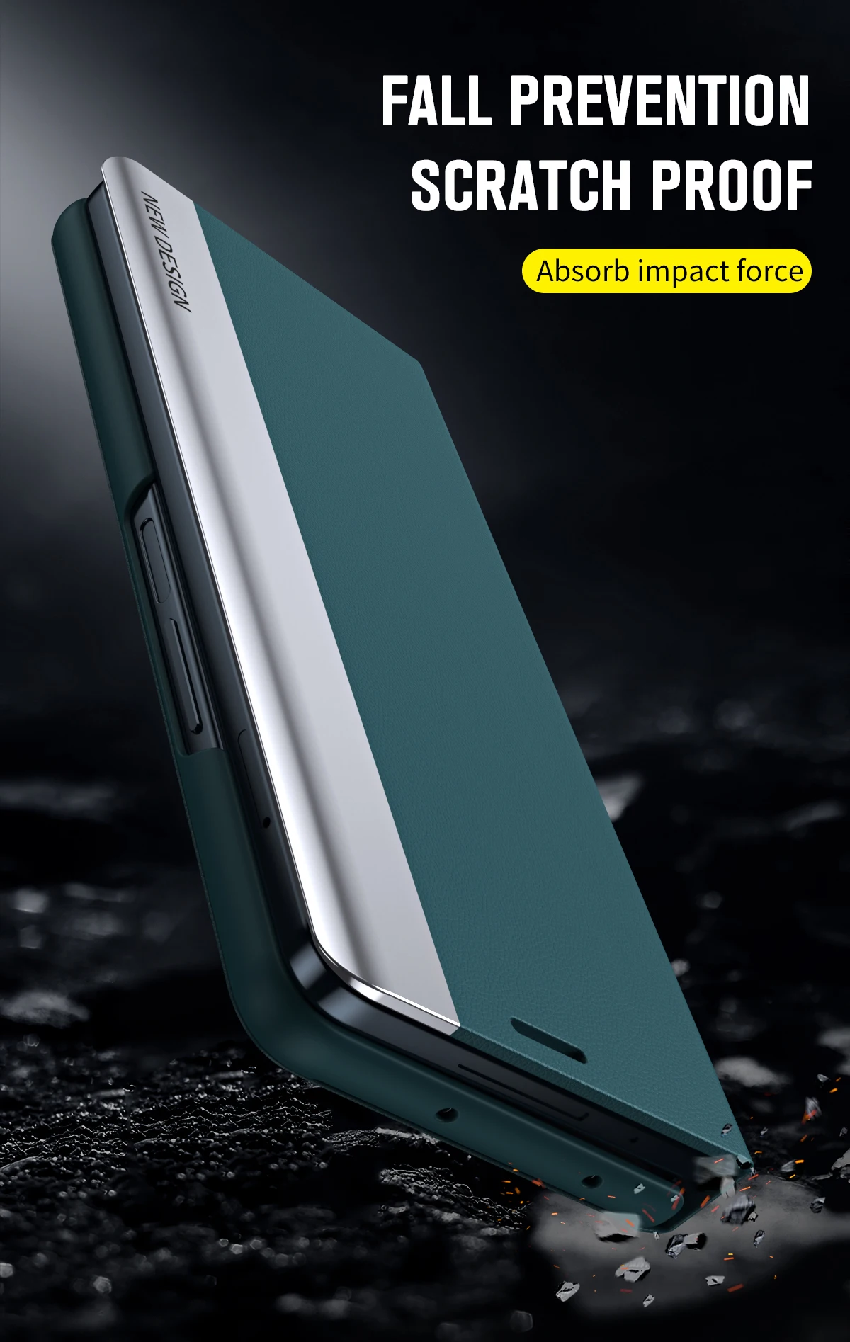 

Busniess Luxury Phone Full Protective Case for Samsung Galaxy Z Fold 7 with S Pen Slot, PU Leather Stand Phone Shockproof Cover