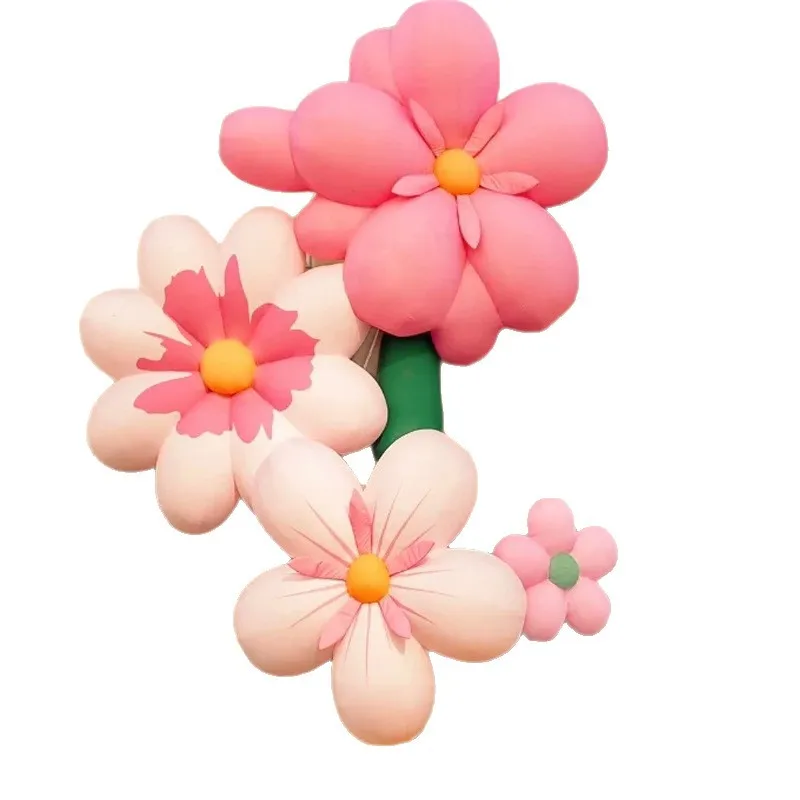 Inflatable flower air mold customization, spring flower tulip outdoor beauty and decoration inflatable model