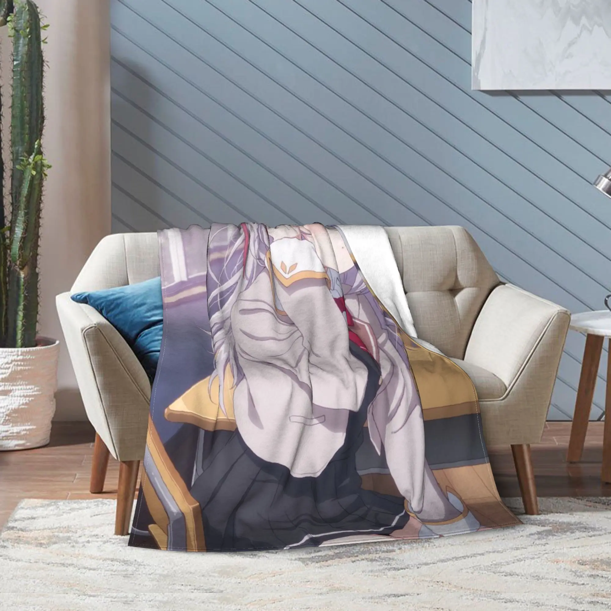 آليا في بعض الأحيان يختفي مشاعرها في الملحقات الروسية بطانية بطانيات فائقة النعومة للسرير 50 × 60 بوصة مفرش سرير متعدد المقاسات