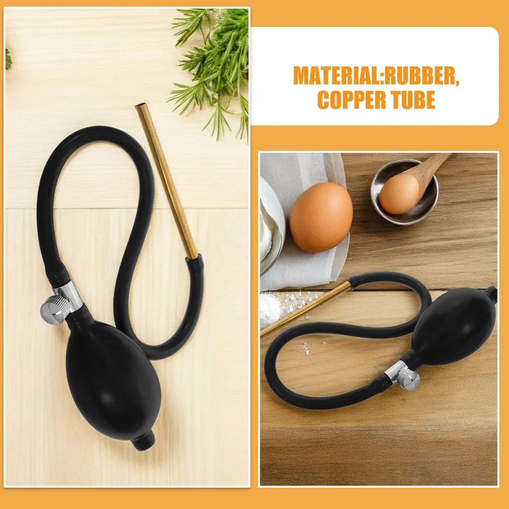 2Pcs Sugar Blower Pump Manual Candy Art Blowing Kit for Desserts Cake Decoration Sugar Sculpture Crafting Tools - view 3