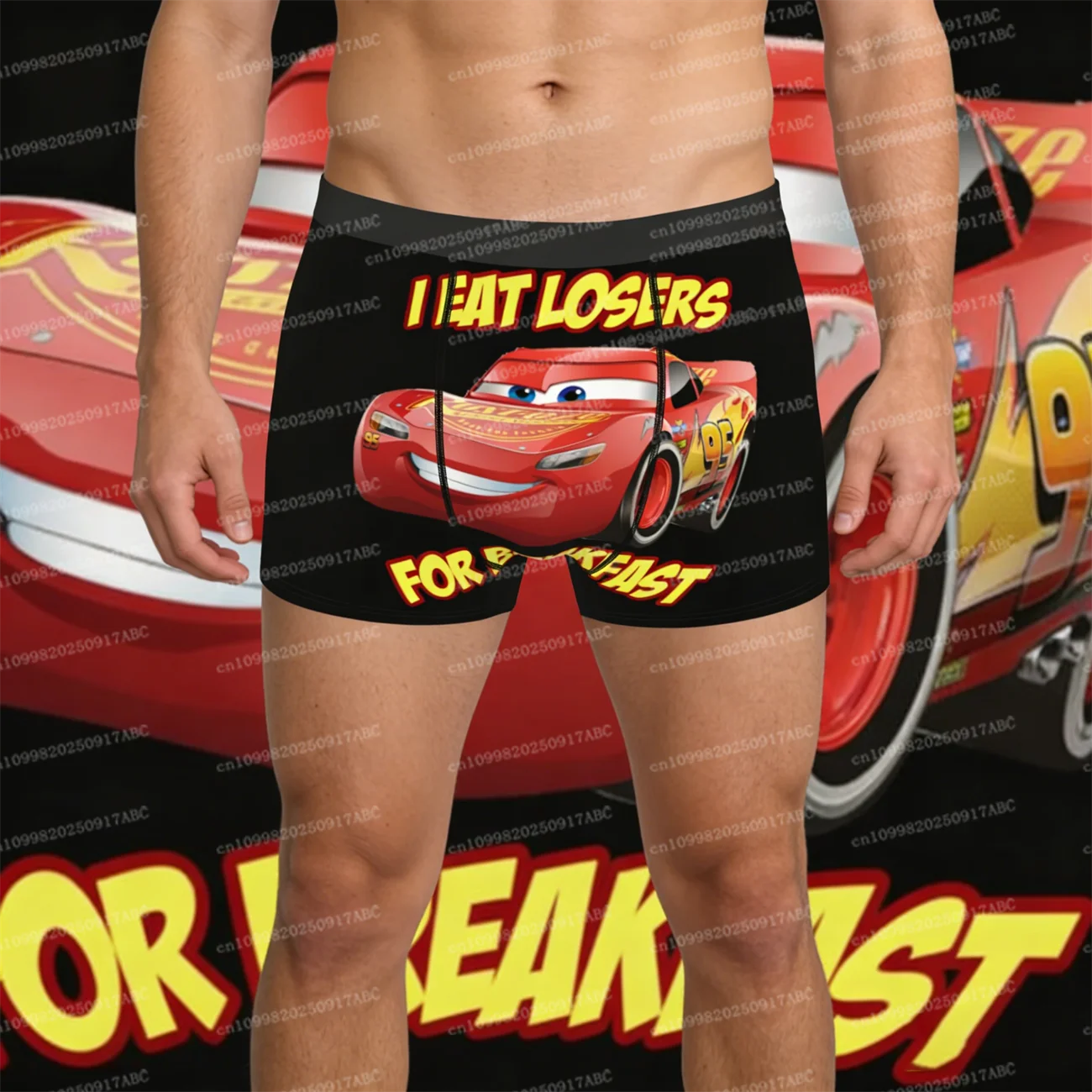 

Новое нижнее белье Lightning Mcqueen Cars, мужские трусы-боксеры, трусы Lightning Mcqueen, мужское нижнее белье, шорты-боксеры, женское нижнее белье