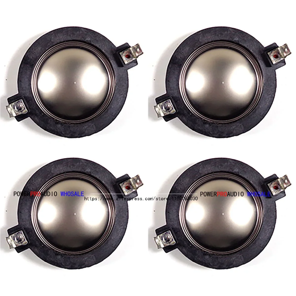 4PCS 8ohm  neodymium speaker diaphragm DE400 replacement tweeter 44mm voice coil for professional audio CCAR flat wire