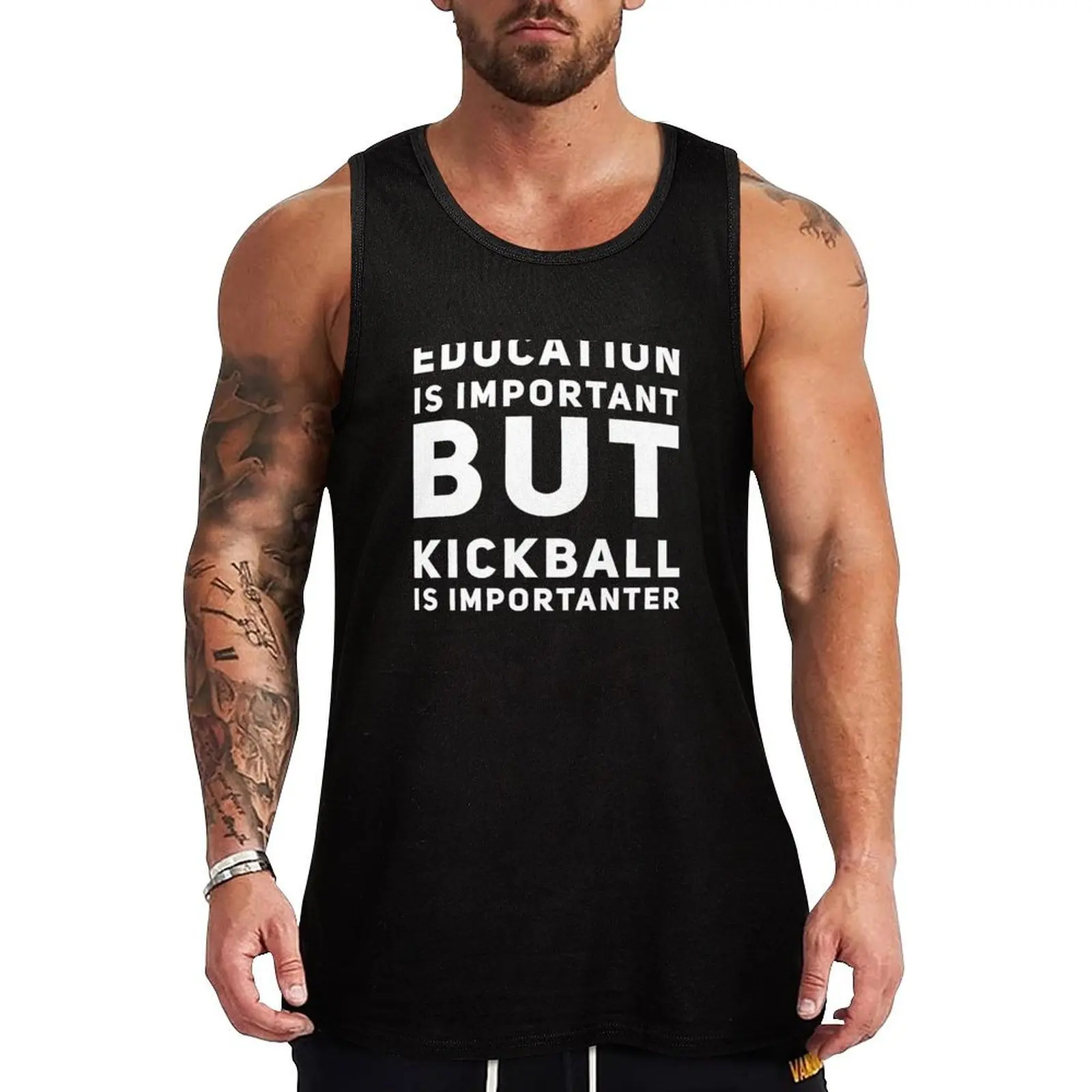 Funny Kickball Player Sports Gift Tank Top quick-drying t-shirt clothing men gym t shirt men summer clothes men 2024