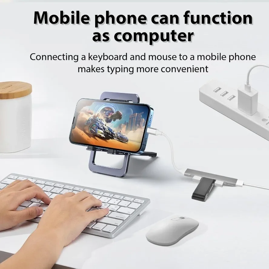 USB 3.0 HUB OTG 4Port Hub USB C Splitter High Speed Transmission 4in1 Expanders Multi Splitter Adapter for PC Mac Laptop Desktop