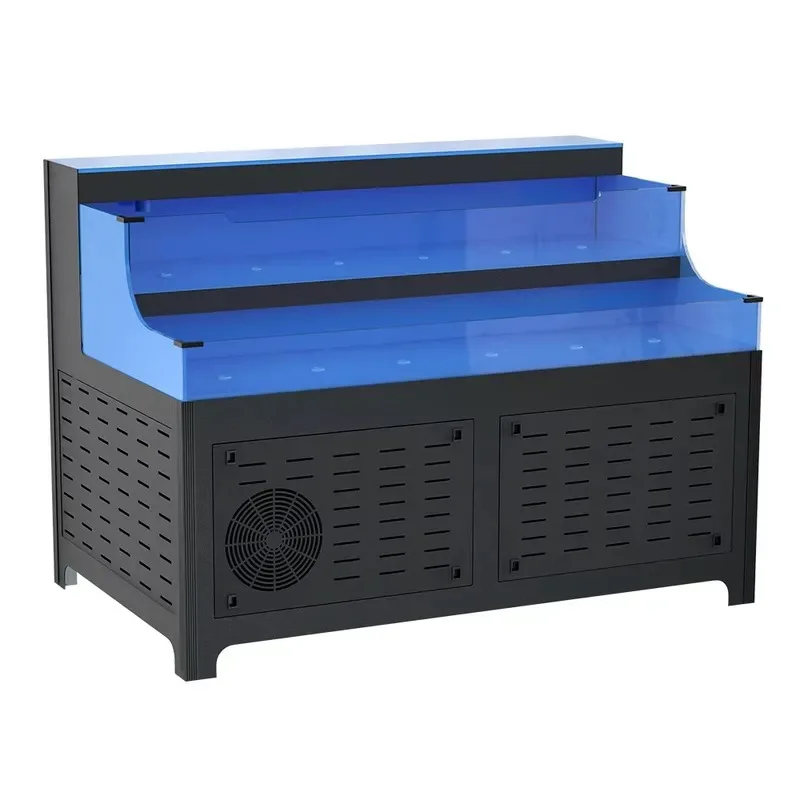 for Restaurant Supermarket Seafood Aquarium System Fish Tank Display 250-480L