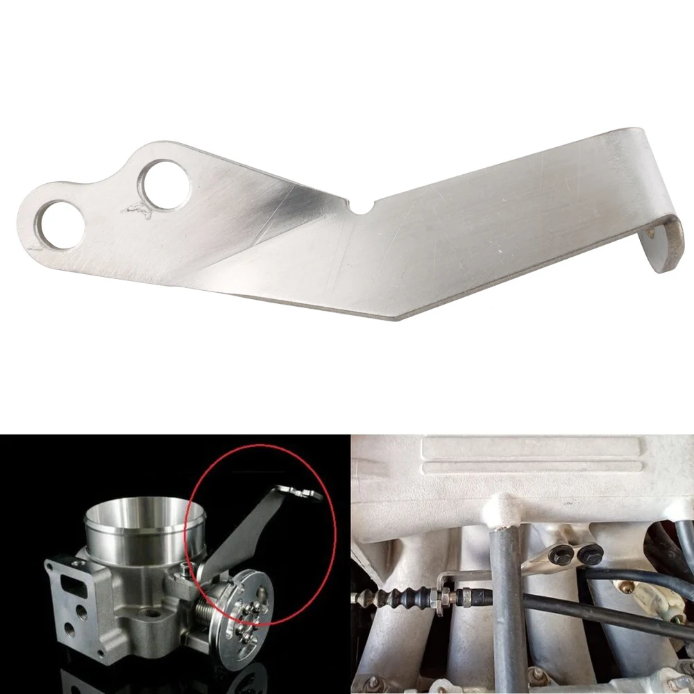 

B-Series Throttle Cable Bracket For Honda Integra Type R B16 B18 Swap Silver Shipping from US