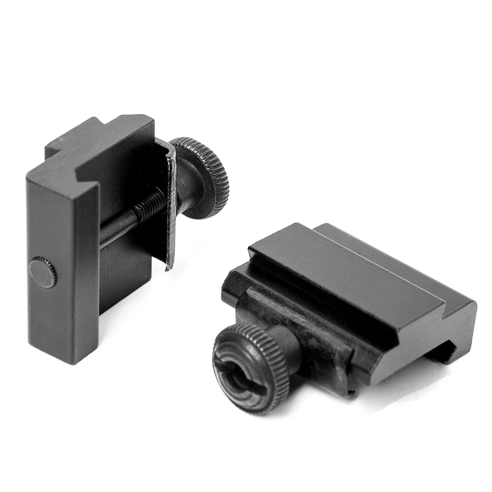 2 peças 21mm tecelão para 11mm base de trilho de cauda de andorinha montagem adaptador de mira laser acessórios de arma de brinquedo