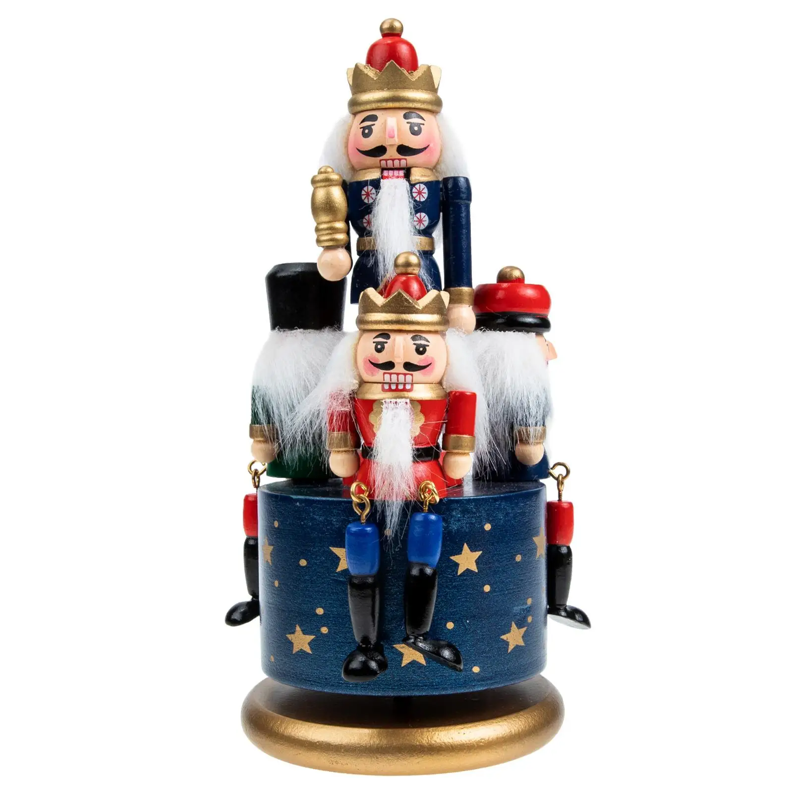 

Nutcracker Soldier Decoration Music Box Vintage Christmas Classic Office Ornaments