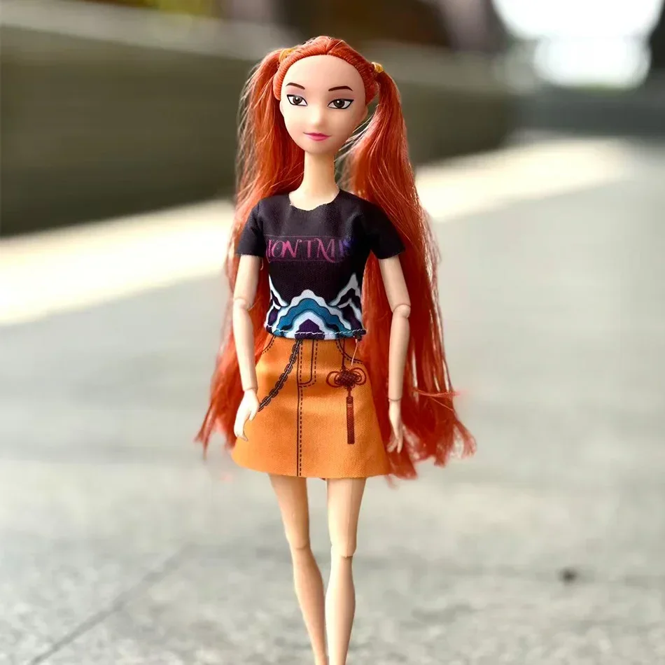 Conjunto de bonecos de ação Pop Demon Hunters 30cm - Anime Kpop Girl Group Rumi Zoey Mira - Desenhos de desenhos animados Bonecas colecionáveis para meninas ~ %