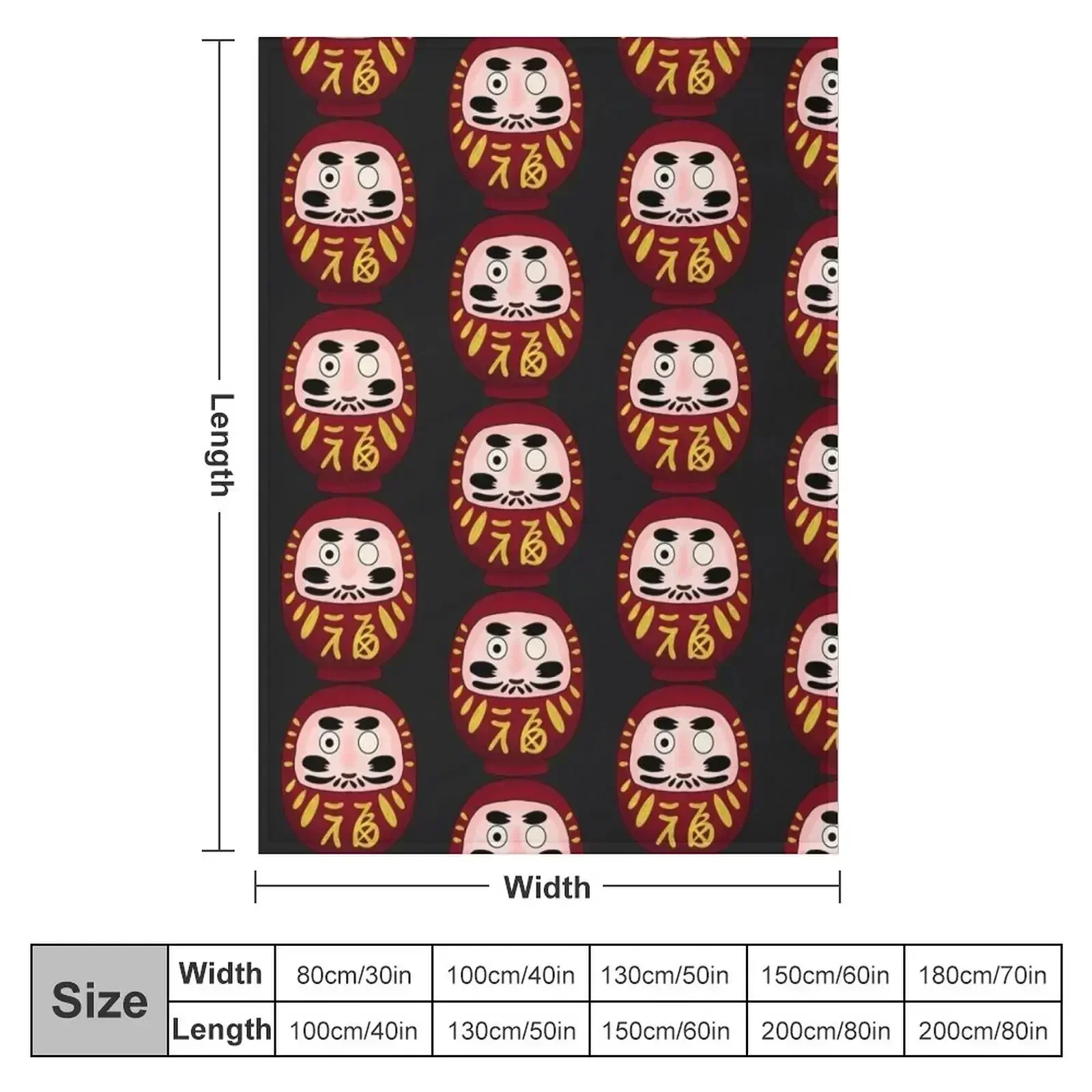 Daruma Throw Blanket Soft Beds warm for winter Blankets