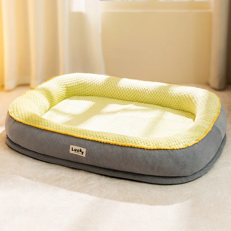 Very Soft Warm Dog Bed Pet Basket Cat House Sofa for Medium Large Dog Sofa Bed Cushion Dog Bed House Pet Supplies Accessories