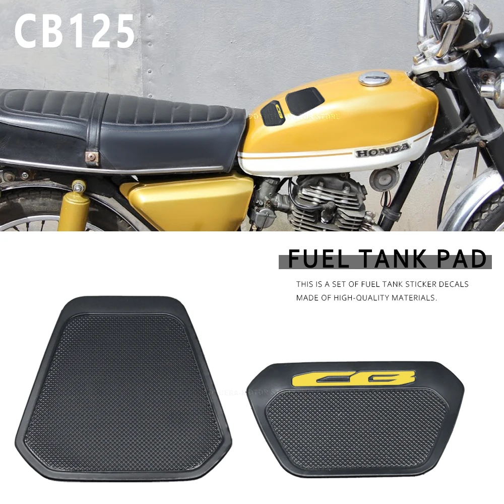 

For Honda CB125 CB 125 Motorcycle Fuel Tank Stickers Pad Rubber Sticker Protection