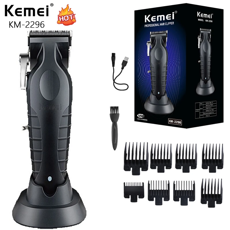 

Kemei Km-2296 Hair Cutting Machine Cordless Electric Body Groin Hair Trimmer Adjustable Trimmer for Men hair clipper